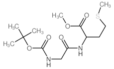 methyl 4-methylsulfanyl-2-[[2-(tert-butoxycarbonylamino)acetyl]amino]butanoate structure