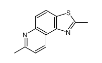 Thiazolo[4,5-f]quinoline, 2,7-dimethyl- (7CI,9CI)结构式