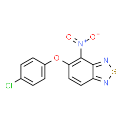 5-(4-chlorophenoxy)-4-nitrobenzo[c][1,2,5]thiadiazole Structure