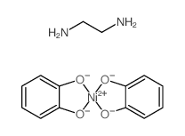 benzene-1,2-diolate; ethane-1,2-diamine; nickel(+2) cation Structure