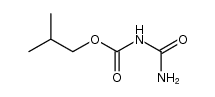 allophanic acid isobutyl ester Structure