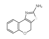 4H-chromeno[4,3-d][1,3]thiazol-2-amine Structure