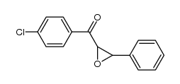 1-(p-chlorophenyl)-2,3-epoxy-3-phenylpropan-1-one Structure
