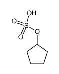 Cyclopentylsulfat Structure