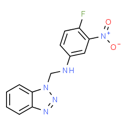 N-(1H-1,2,3-BENZOTRIAZOL-1-YLMETHYL)-4-FLUORO-3-NITROANILINE picture