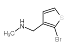 N-Methyl-(2-bromothien-3-yl)methylamine Structure