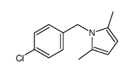 1-(4-chlorophenyl)-2,5-dimethyl-1H-pyrrole结构式