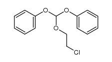 Diphenyl-β-chlorethyl-ortho-formiat Structure