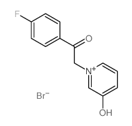 1-(4-fluorophenyl)-2-(5-hydroxypyridin-1-yl)ethanone structure