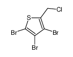 2,3,4-tribromo-5-(chloromethyl)thiophene Structure
