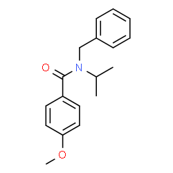 N-Benzyl-N-isopropyl-4-methoxybenzamide Structure