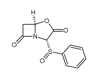 (2S,5R)-2-Phenylsulfinyl-4-oxa-1-azabicyclo[3.2.0]heptan-3,7-dione Structure