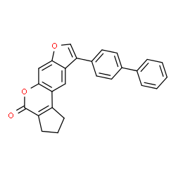 9-([1,1'-biphenyl]-4-yl)-2,3-dihydrocyclopenta[c]furo[3,2-g]chromen-4(1H)-one picture