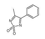 3-METHYL-4-PHENYL-1,2,5-THIADIAZOLE-1,1-DIOXIDE结构式