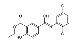 ethyl 5-[(2,5-dichlorophenyl)carbamoyl]-2-hydroxybenzoate Structure