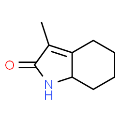 2H-Indol-2-one, 1,4,5,6,7,7a-hexahydro-3-methyl- (9CI)结构式