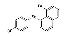 1-bromo-8-(4-chlorophenyl)selanylnaphthalene Structure