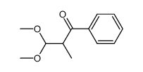 1,1-dimethoxy-2-methyl-3-phenyl-3-propanone Structure