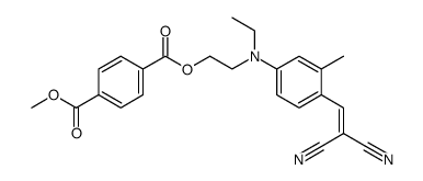 2-[[4-(2,2-dicyanovinyl)-3-methylphenyl]ethylamino]ethyl methyl terephthalate Structure