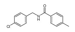 N-(4-chlorobenzyl)-4-methylbenzamide Structure