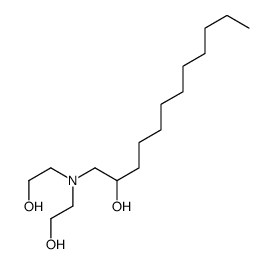 1-[bis(2-hydroxyethyl)amino]dodecan-2-ol结构式