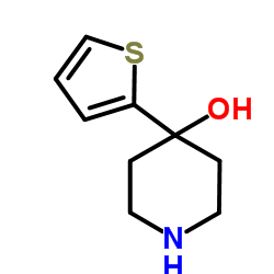 4-(2-Thienyl)-4-piperidinol结构式