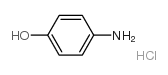 |p|-Aminophenol hydrochloride structure