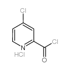 4-Chloro-2-pyridinecarbonyl chloride hydrochloride structure