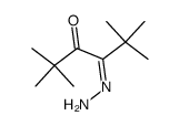 2,2,5,5-tetramethyl-hexane-3,4-dione monohydrazone Structure
