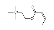 2-but-2-enoyloxyethyl(trimethyl)azanium Structure