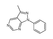 3-methyl-1-phenylpyrazolo[3,4-d]pyrimidine Structure