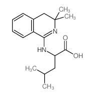N-(3,3-Dimethyl-3,4-dihydroisoquinolin-1-yl)leucine Structure