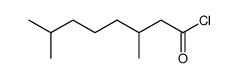 (+/-)-Dihydrocitronellic acid chloride结构式