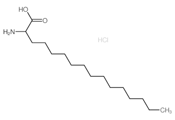 2-aminohexadecanoic acid,hydrochloride Structure