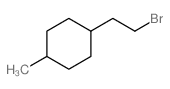 1-(2-bromoethyl)-4-methyl-cyclohexane structure