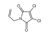 3,4-dichloro-1-prop-2-enylpyrrole-2,5-dione结构式