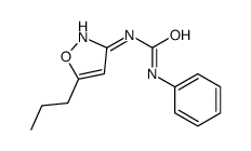 1-phenyl-3-(5-propyl-1,2-oxazol-3-yl)urea Structure