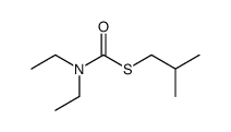 diethyl-thiocarbamic acid S-isobutyl ester Structure