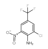 4-amino-3-chloro-5-nitrobenzotrifluoride Structure