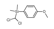 (dichloromethyl)(4-methoxyphenyl)dimethylsilane Structure