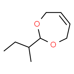 2-sec-Butyl-4,7-dihydro-1,3-dioxepine结构式