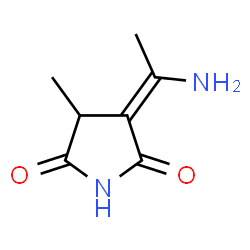 3-(1-Aminoethylidene)-4-methyl-2,5-pyrrolidinedione structure