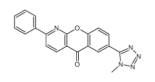 6-(1-Methyl-1H-tetrazol-5-yl)-2-phenyl-9-oxa-1-aza-anthracen-10-one Structure