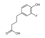 4-(3-fluoro-4-hydroxyphenyl)butyric acid structure