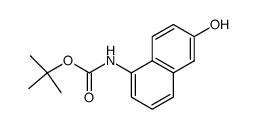 N-boc-1-amino-6-hydroxynaphthalene Structure