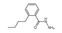 o-(n-butyl)benzhydrazide Structure