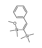 [(Z)-2-(Methoxy-dimethyl-silanyl)-2-trimethylsilanyl-vinyl]-benzene Structure