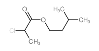 Propanoic acid, 2-chloro-, 3-methylbutyl ester Structure