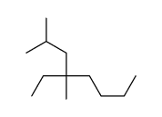 4-ethyl-2,4-dimethyloctane结构式
