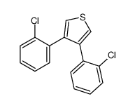 3,4-bis(2-chlorophenyl)thiophene结构式